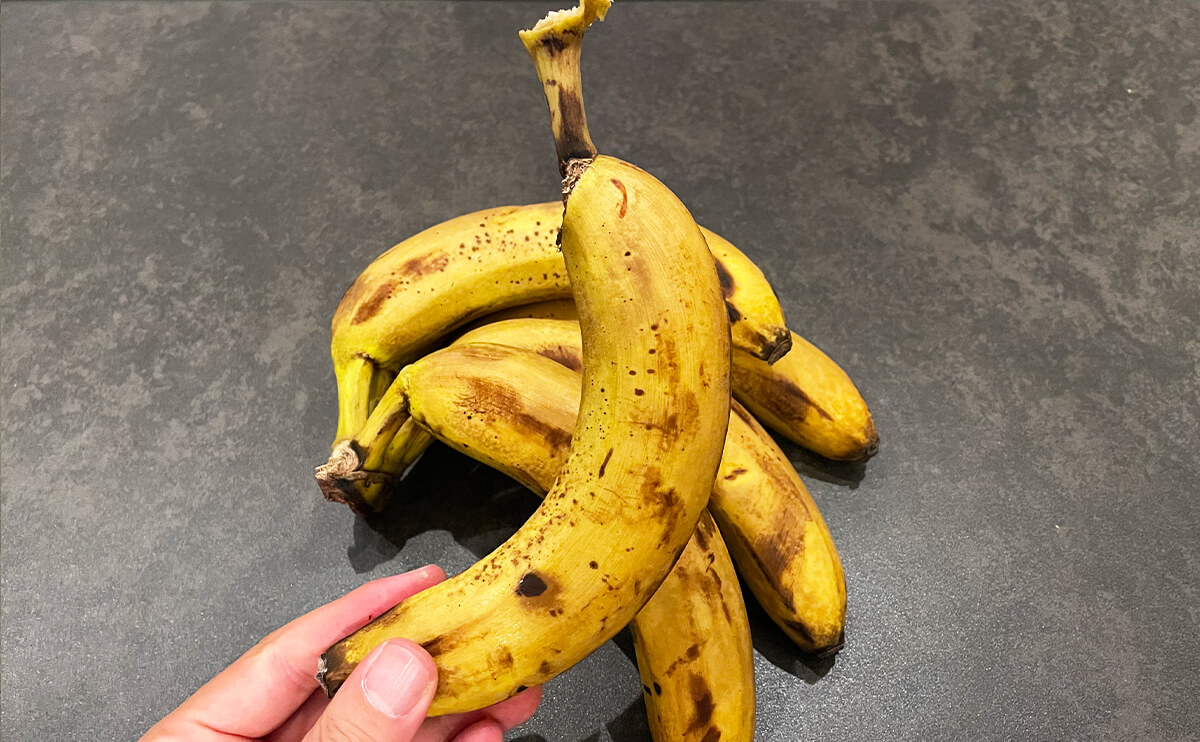 コストコのオーガニックバナナは購入して5日後には完熟